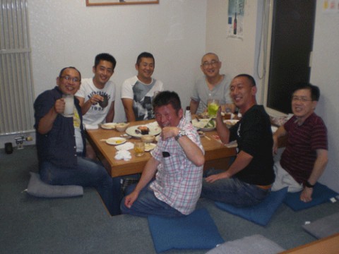 昨夜のお客さま!間寛平ちゃんがやって来た♪