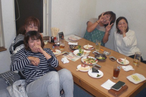 昨夜のお客さま!常連さんの女子会♪