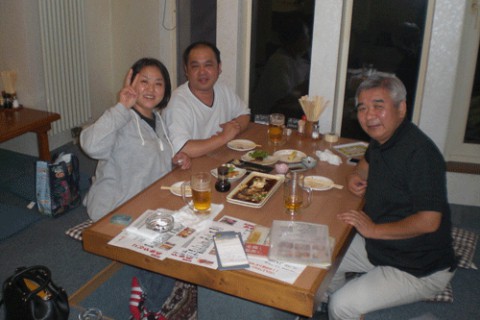 昨夜のお客さま!無事に帰国♪