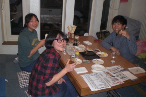 昨夜のお客さま!バイト君いらっしゃ~い♪