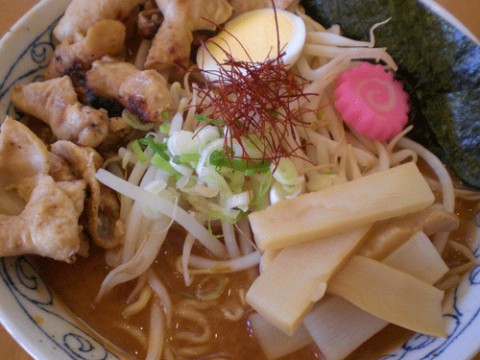 炭焼ホルモンラーメン♪