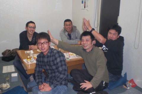 昨夜のお客さま!仲間と飲む酒♪