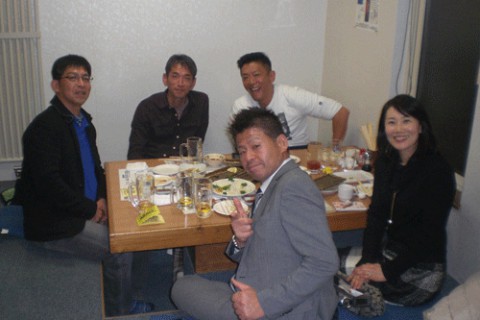 昨夜のお客さま!プチ同窓会♪