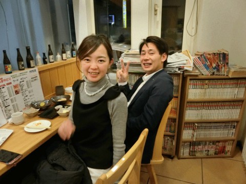 昨夜のお客さま!来年もよろしくお願いします♪