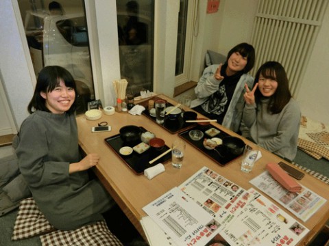 昨夜のお客さま!畜大生いらっしゃ～い♪