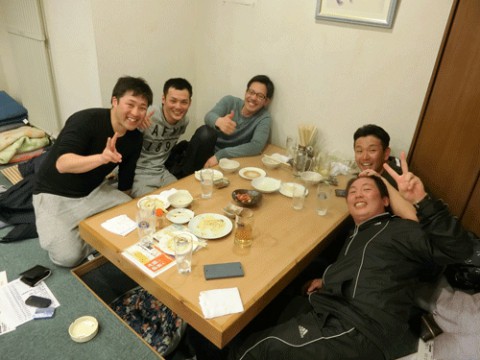 昨夜のお客さま!今夜は飲んでるぜぇ♪