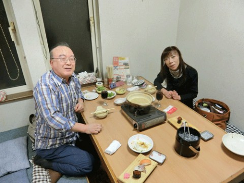昨夜のお客さま!おふたりで宴会コース♪
