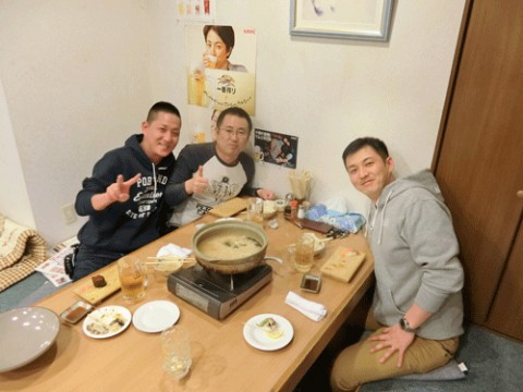 昨夜のお客さま!昔からの仲間がやって来た♪