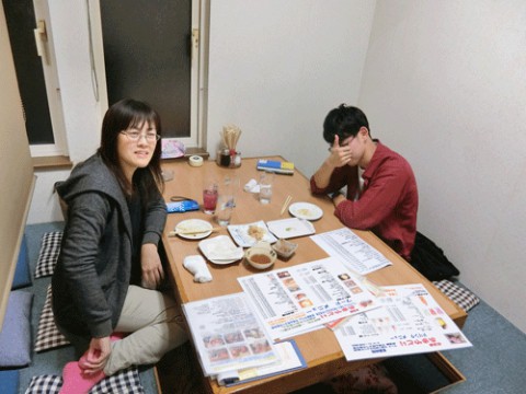 昨夜のお客さま!今夜は飲んでるぜぇ♪