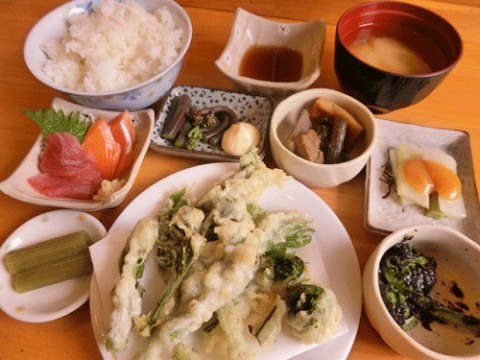 旬の山菜定食♪
