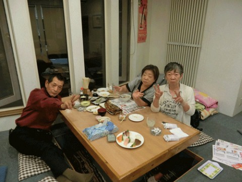 昨夜のお客さま!感謝、感謝の常連さん♪