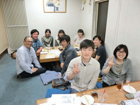 昨夜のお客さま!若い笑顔がいっぱ~い♪