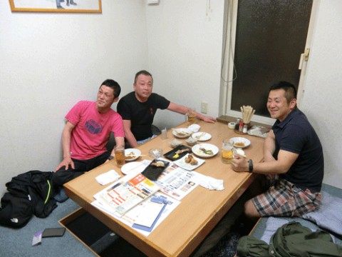 昨夜のお客さま!マグロ漁師のみなさん♪