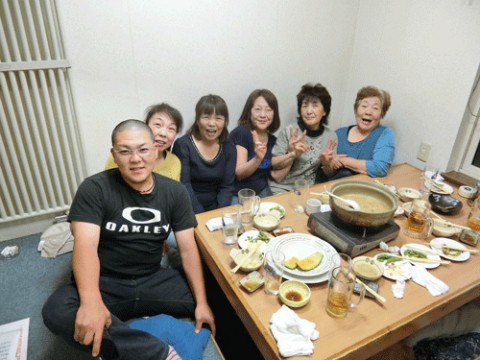 昨夜のお客さま!宴会をありがとうございました♪