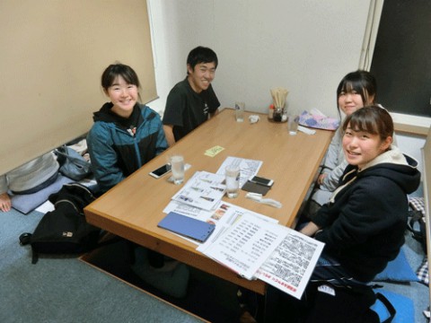 昨夜のお客さま!若い笑顔が満か~い♪