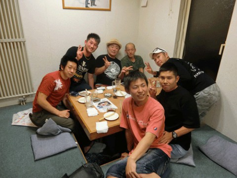 昨夜のお客さま!今夜は宴会だぜぇ♪