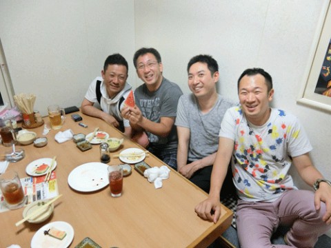 昨夜のお客さま!宴会をありがとうございました♪