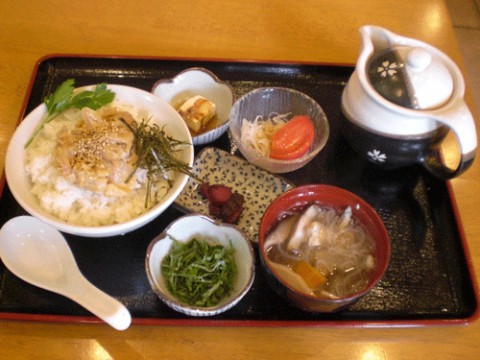 たい茶漬け定食♪