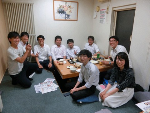 昨夜の置き客さま!宴会に感謝で～す♪