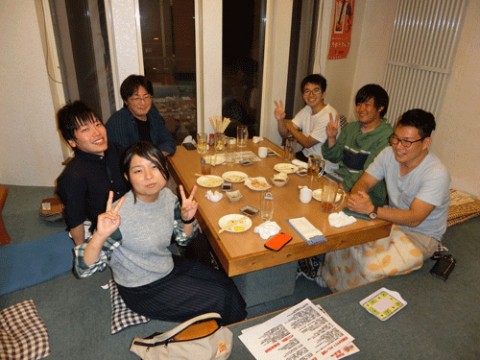 昨夜のお客さま!若い笑顔がいっぱ~い♪