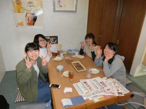 昨夜のお客さま!女子会♪