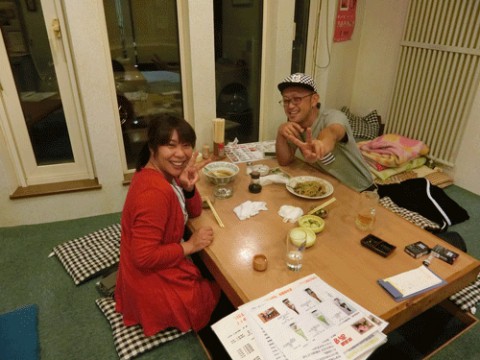 昨夜のお客さま!仲間と彼女と♪