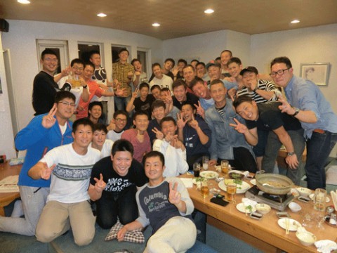 昨夜のお客さま!各地から集っての宴♪