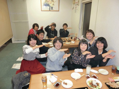 昨夜のお客さま!ソフトボール大会の打上げ畜大生編♪