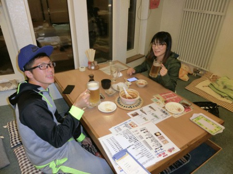 昨夜のお客さま!十勝フードバレーマラソン結果は♪