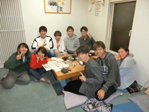 昨夜のお客さま!若い笑顔がいっぱ～い♪