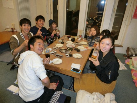 昨夜のお客さま!バイト君と仲間たち♪