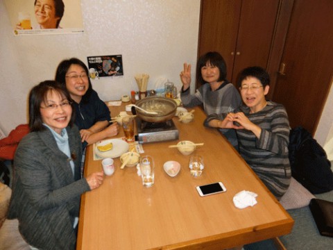 昨夜のお客さま!女性だけの宴♪