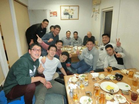 昨夜のお客さま!忘年会をありがとうございました♪