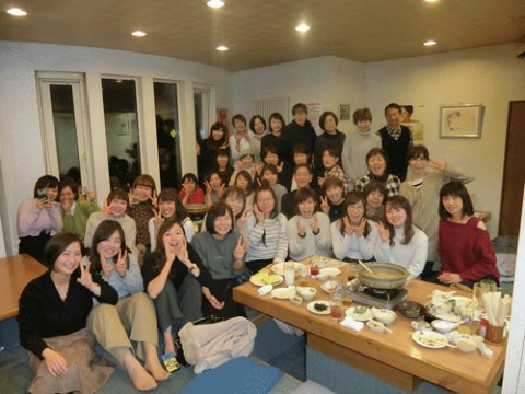 昨夜のお客さま!知り合いが多い忘年会♪