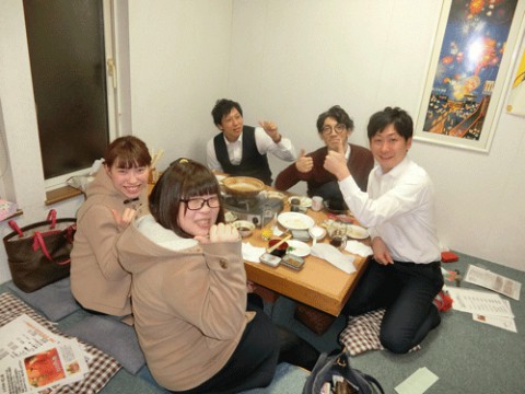 昨夜のお客さま!来年もよろしくね♪