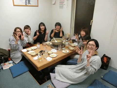 昨夜のお客さま!ミニバレー大会、優勝の宴♪