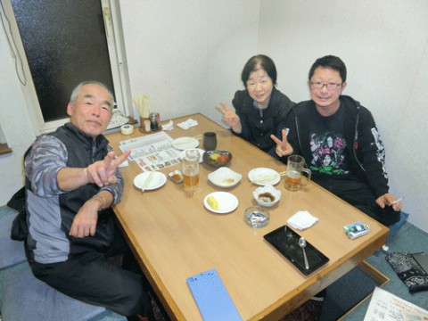 昨夜のお客さま!今年もお世話になった常連さん♪