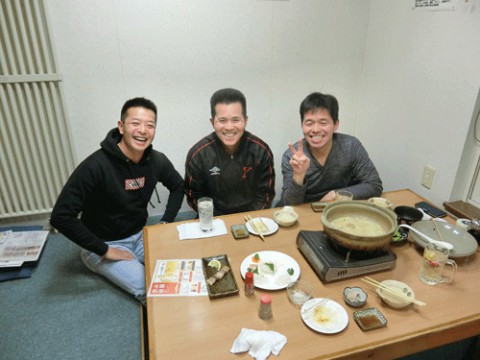 昨夜のお客さま!常連さんの宴会♪