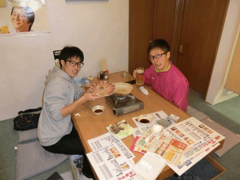 昨夜のお客さま!ブリしゃぶ食べたぞぅ♪