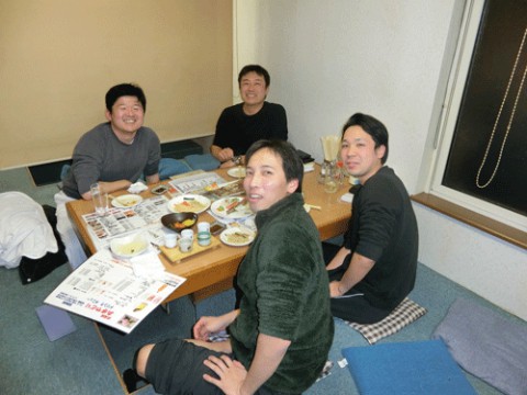 昨夜のお客さま!今夜は飲んでるよ♪