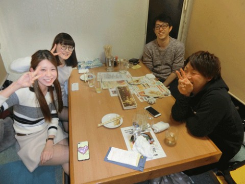昨夜のお客さま!若い笑顔のお客さま♪