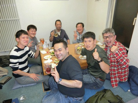 昨夜のお客さま!今夜は宴会じゃ♪