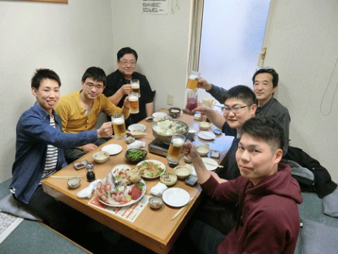 昨夜のお客さま!今夜も送別会♪