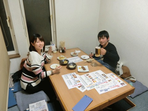 昨夜のお客さま!カップルでご来店♪