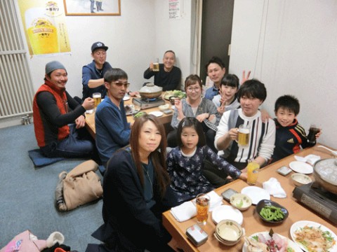 昨夜のお客さま!今夜も送別会♪