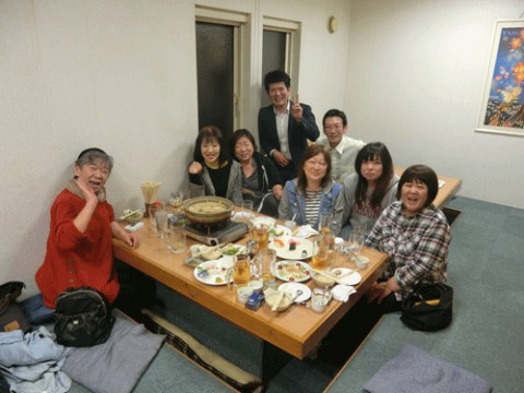 昨夜のお客さま!今夜は送別会♪
