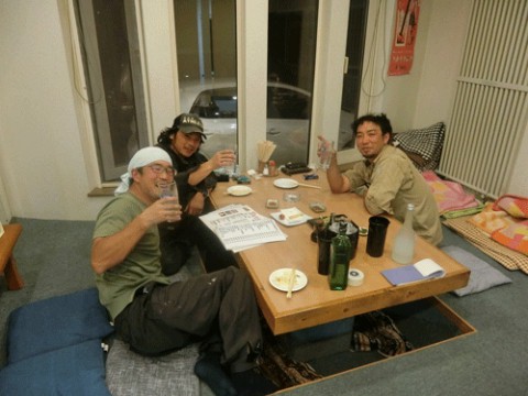 昨夜のお客さま!仲間が来てくれた♪