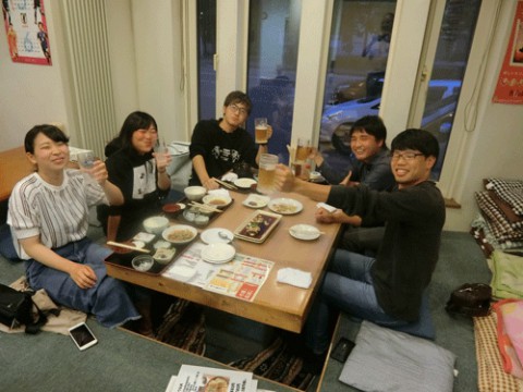 昨夜のお客さま!若い笑顔がいっぱ~い♪