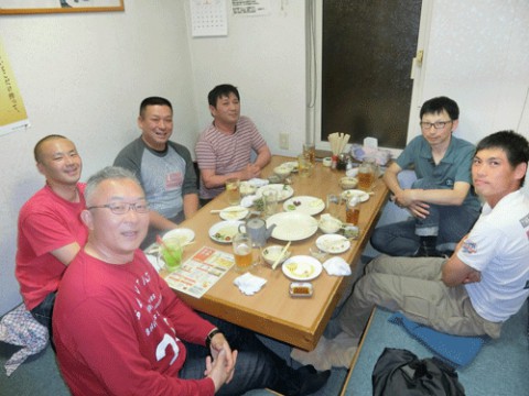 昨夜のお客さま!今宵は宴会じゃ♪