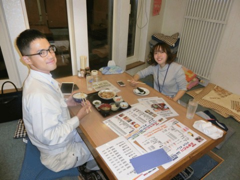 昨夜のお客さま!遅くなっても定食が召し上がれます♪